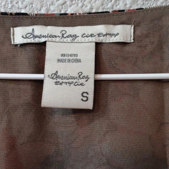 Floral Print Women's Dress, American Rag, Ladies Size S - Picture 4 of 4